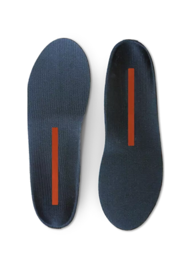 a pair of 3d printed insoles